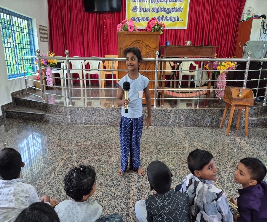 Sunday worship service