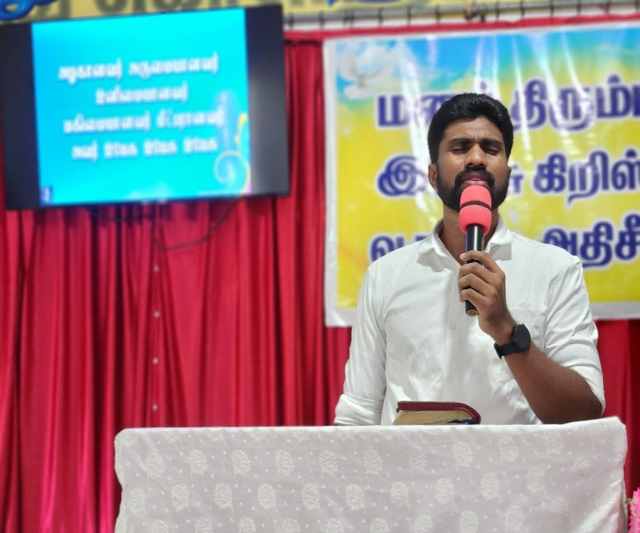 Sunday worship service