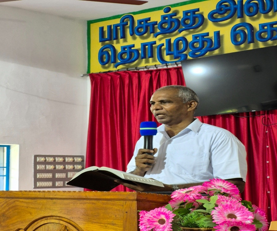 Sunday worship service